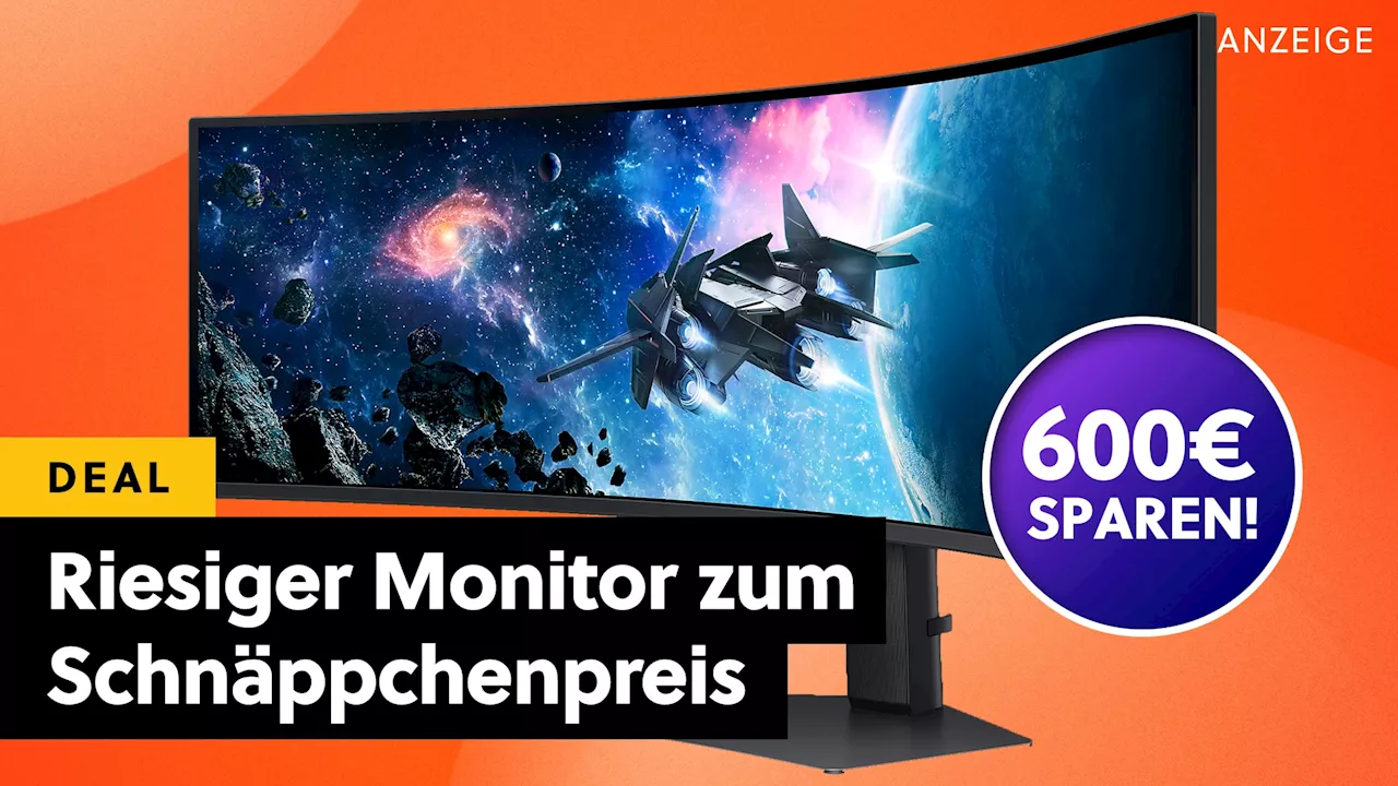 Ultrawide und ultragünstig: Der beste OLED-Gaming-Monitor von Samsung ist jetzt ultragünstig im EM-Angebot!