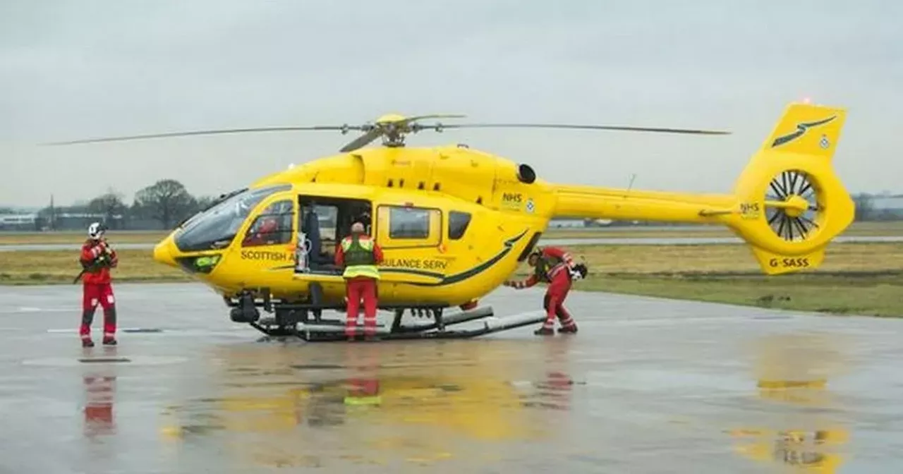 Teen in critical condition after car veers off Lanarkshire carriageway into burn