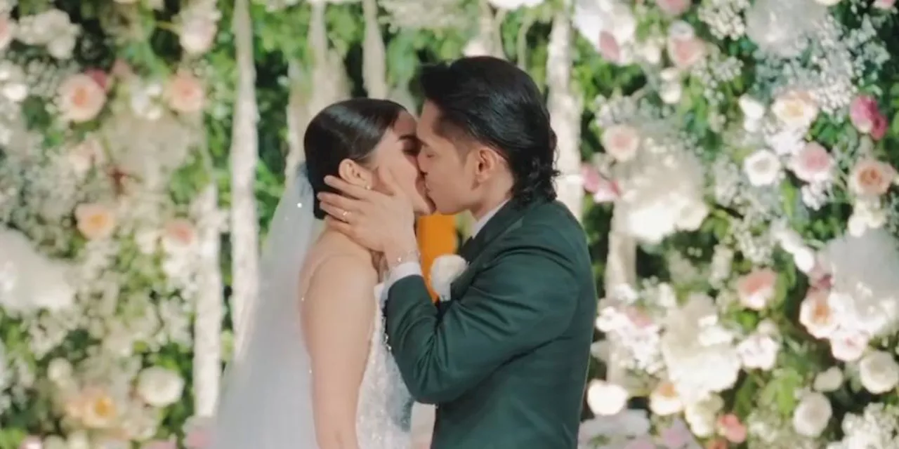 Carlo Aquino and Charlie Dizon's wedding video shows everyone in tears