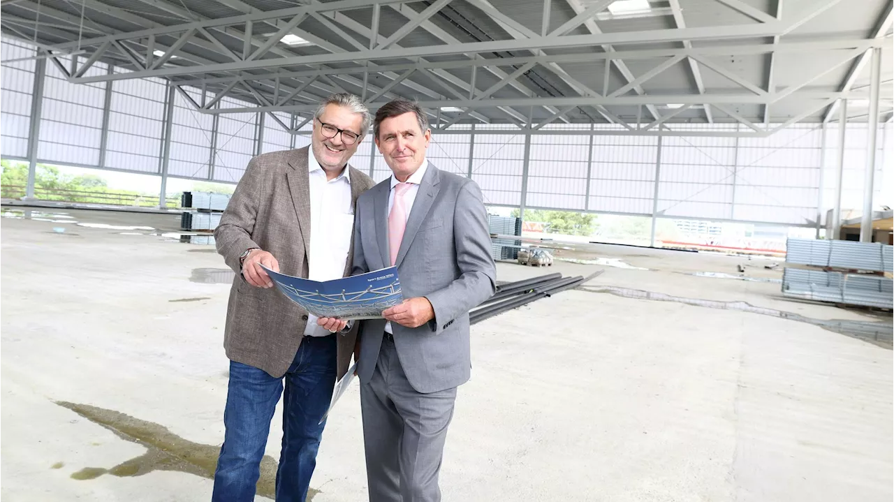 Gleichenfeier: Neue Sport Arena in der Leopoldtstadt