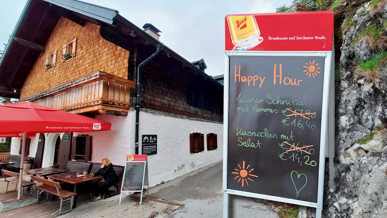 Wirt bietet Schnitzel in 'Happy Hour' um 16,40 Euro an