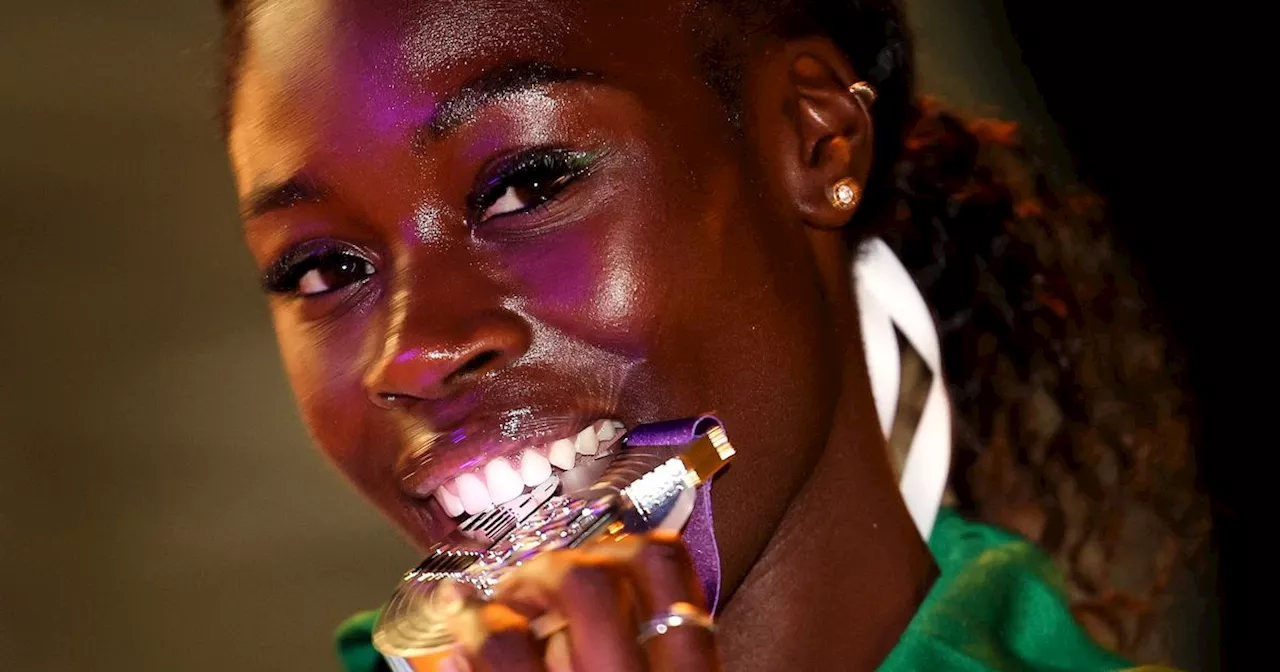 Watch: Rhasidat Adeleke receives her silver European Championships medal