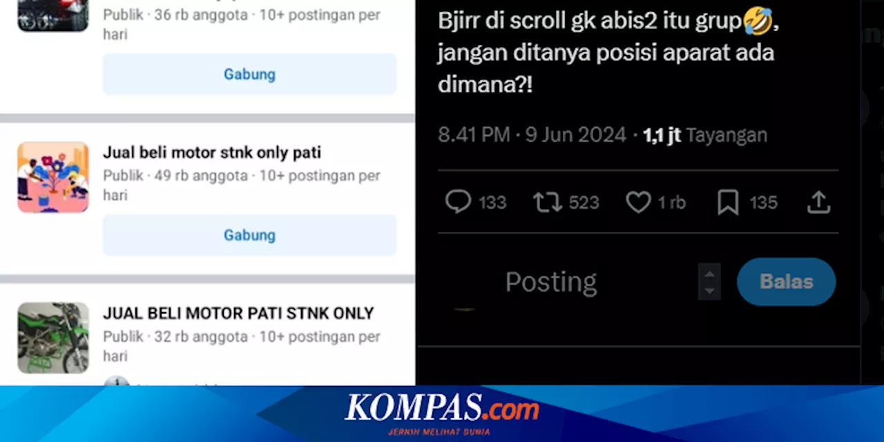 Ramai soal Grup Facebook Jual-Beli Kendaraan 'STNK Only' di Pati, Ini Kata Kapolres Pati