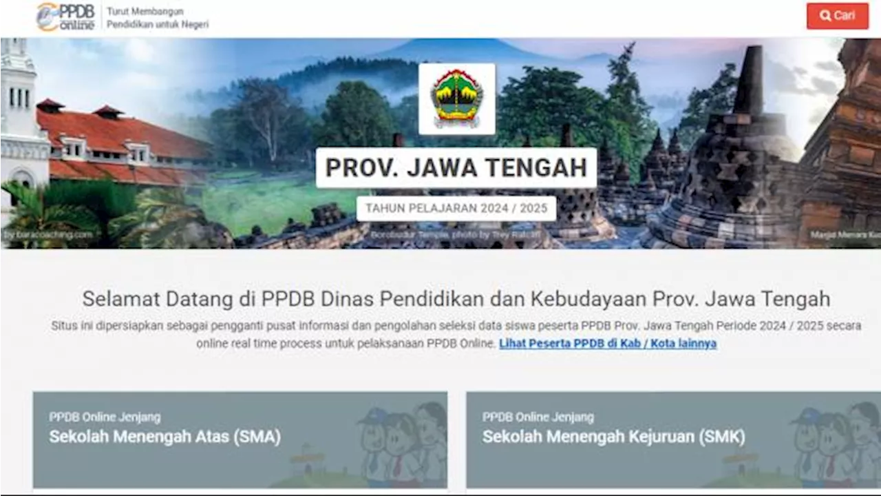 Pendaftaran PPDB Jateng 2024 SMA/SMK Dibuka Hari Ini, Simak Cara Buat Akun dan Verifikasi Berkas