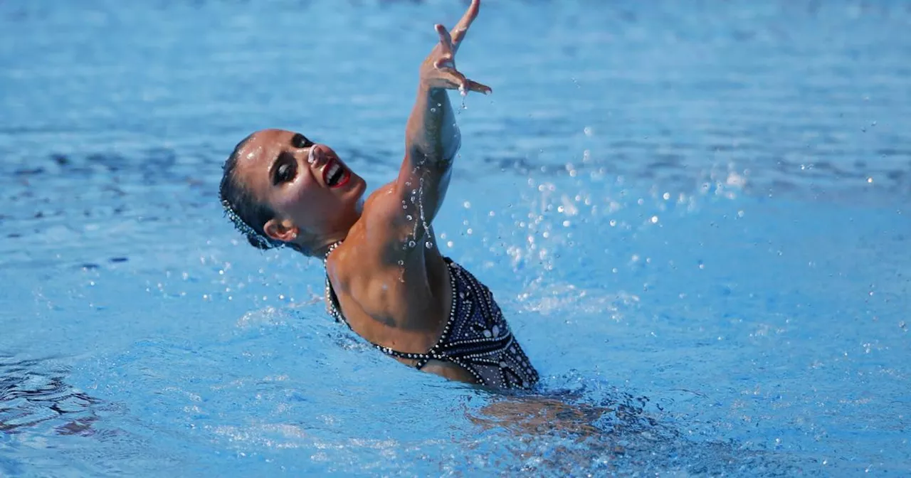 Synchronschwimmerin Vasiliki Alexandri holt EM-Gold in der Technik-Kür