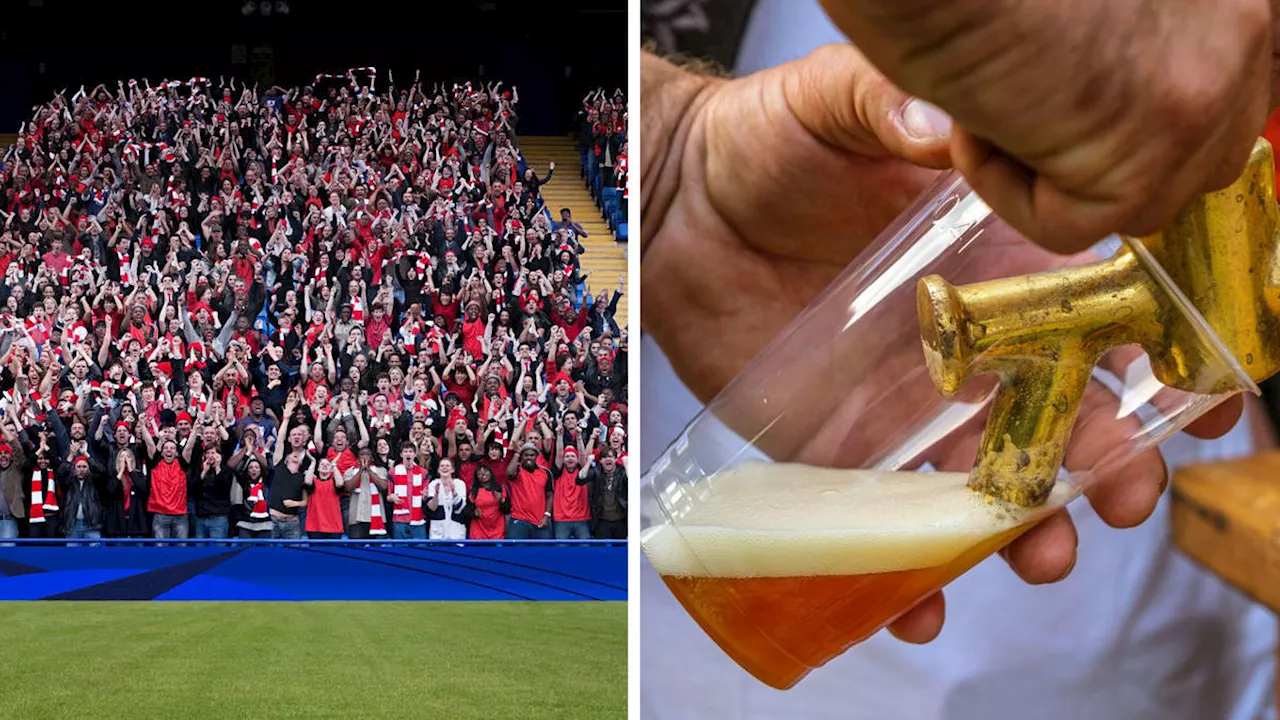 England fans to be served low-alcohol beer at first Euros game against Serbia deemed 'high risk' due to...