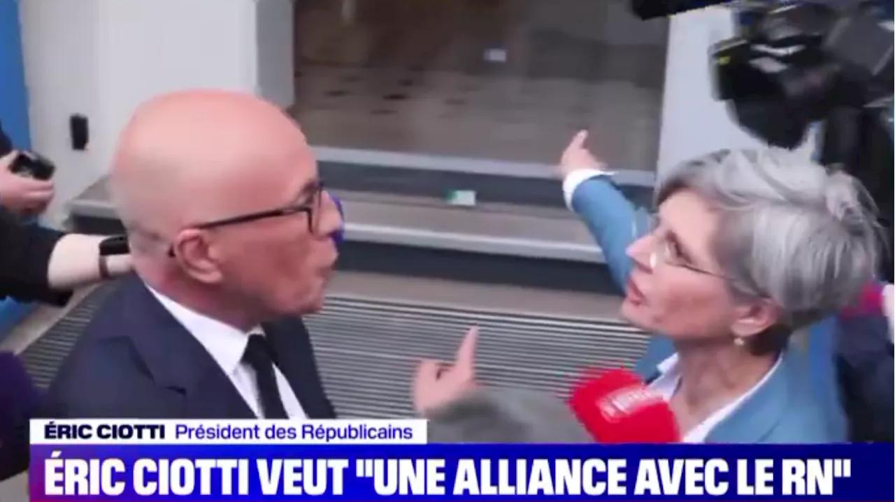 Législatives 2024 : Éric Ciotti n’était pas prêt pour cette réaction à chaud de Sandrine Rousseau