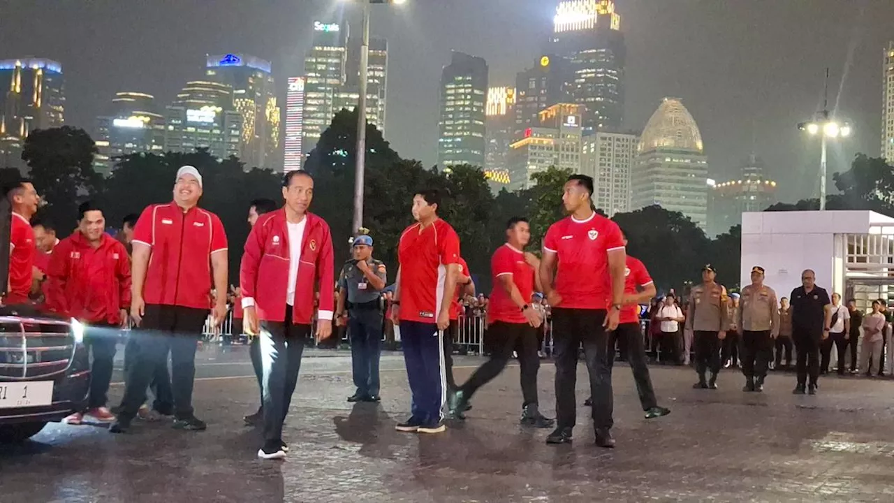 Jokowi dan Iriana Nonton Langsung Timnas Indonesia Vs Filipina di GBK