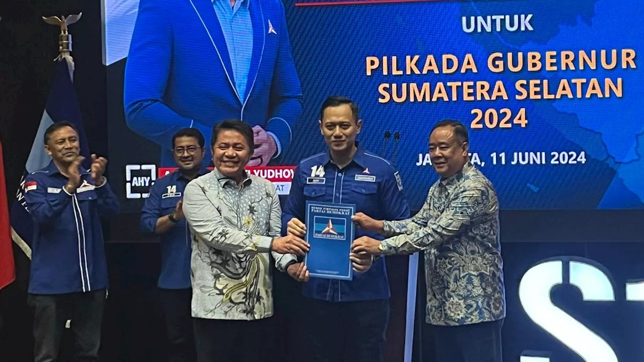 Siap Bertarung di Pilgub Sumsel 2024, Demokrat Dukung Herman Deru dan Cik Ujang