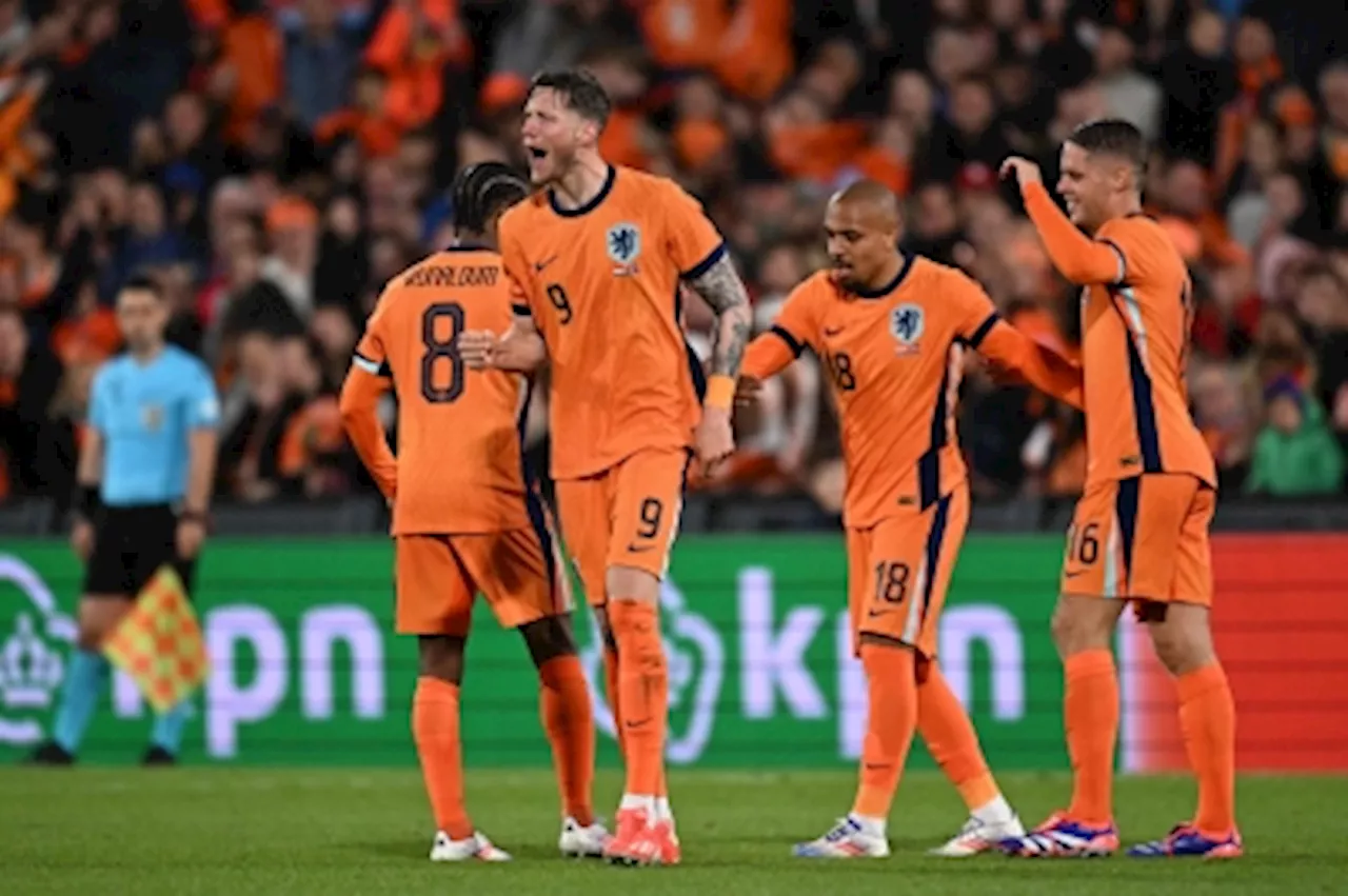 Dutch thrash Iceland 4-0 in warm-up but De Jong out of Euros