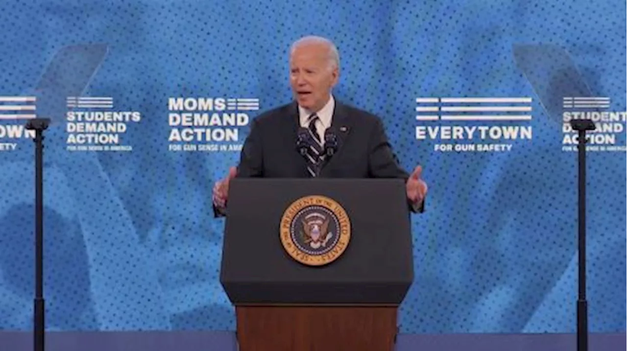 Joe Biden Bersikap Tegas pada Konferensi Senjata Api Meski Dihadang Demonstran