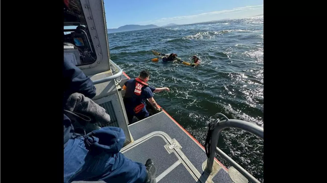 Coast Guard saves kayakers including child, dog near Bellingham