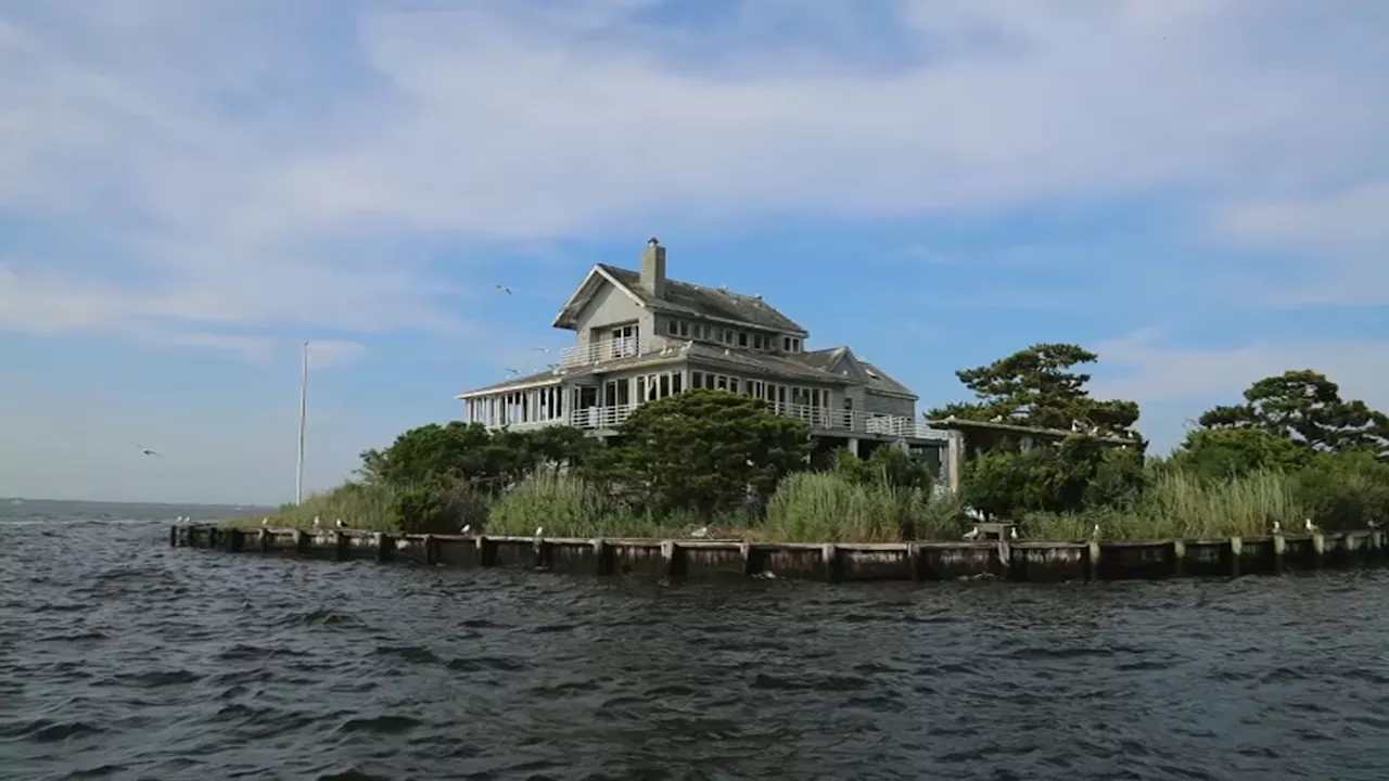 Jersey Shore mansion on private island finally being demolished after abandoned for years