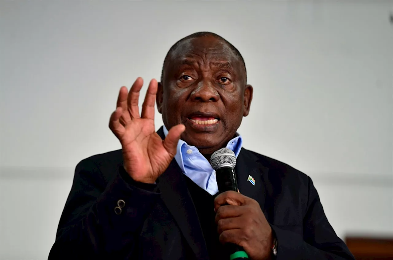 Ramaphosa's GNU is painted blue in letter to the nation