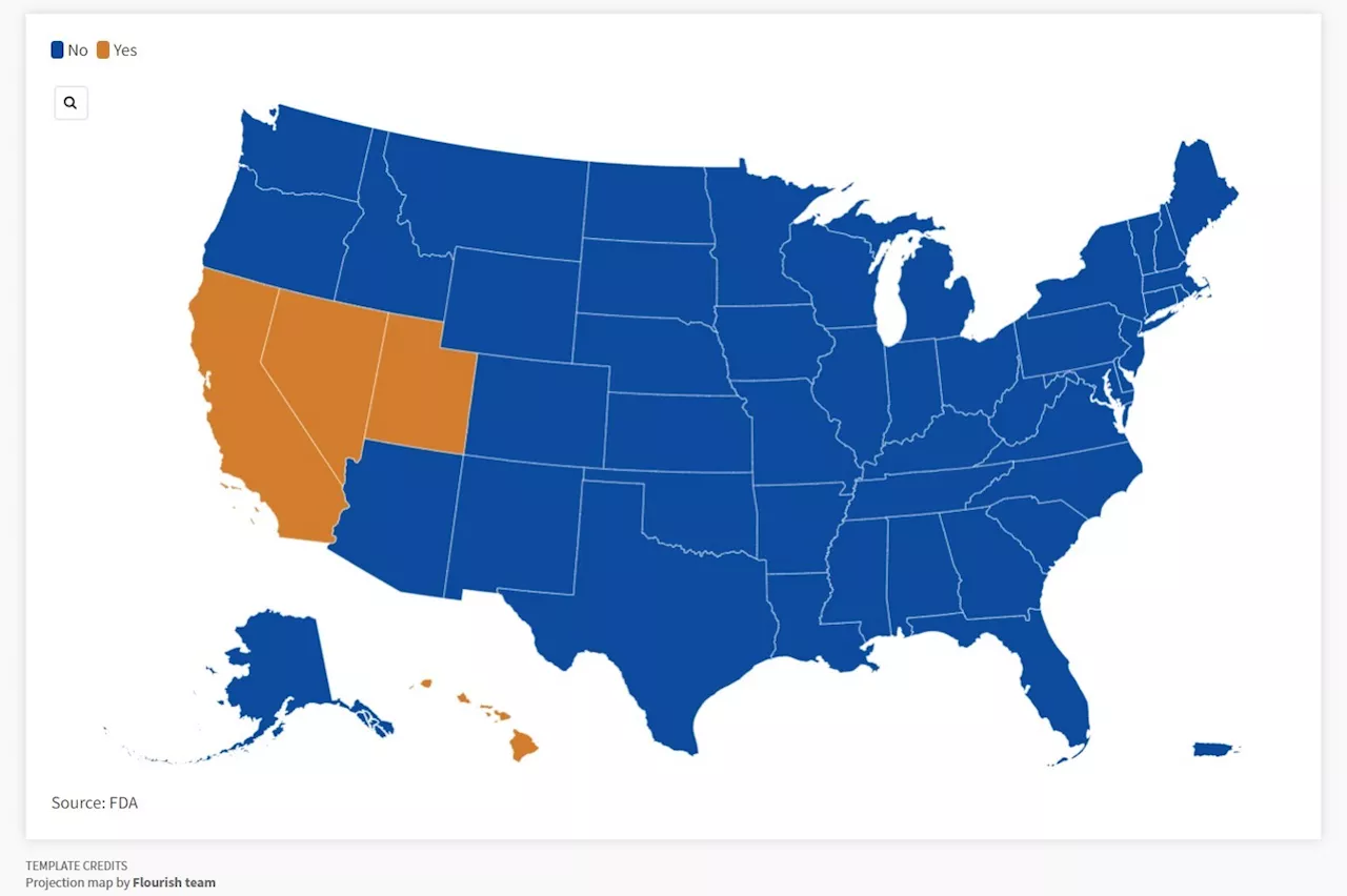 Noodle Recall Map Shows States Affected by FDA's Highest Alert