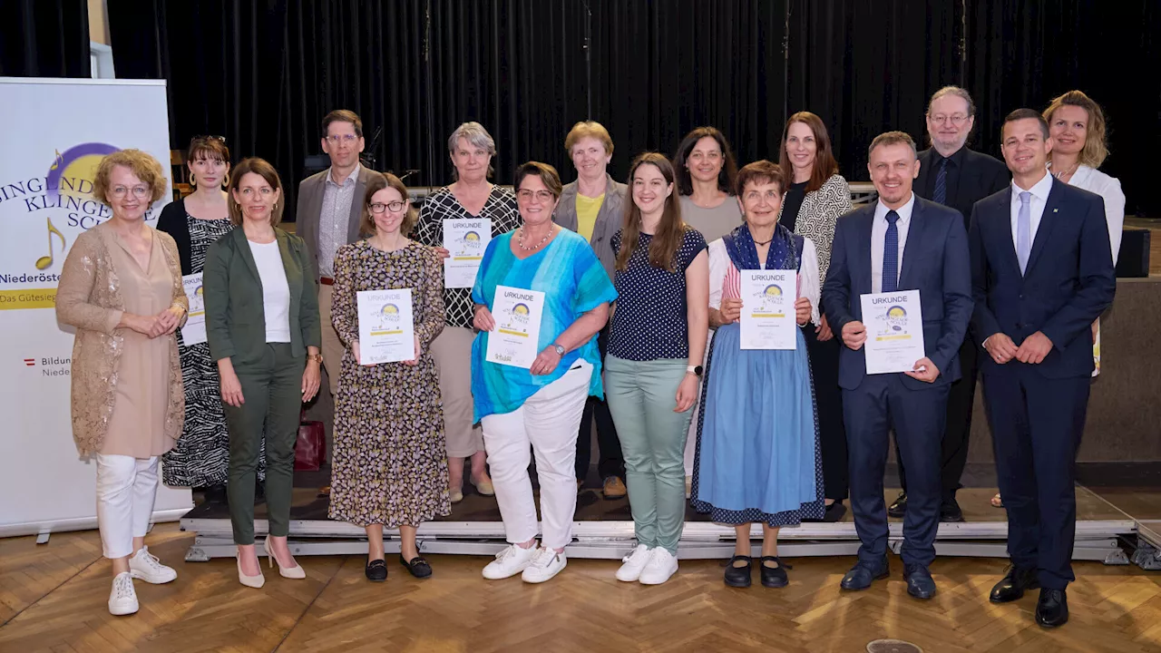 Acht „Singende Klingende Schulen“ im Bezirk Hollabrunn