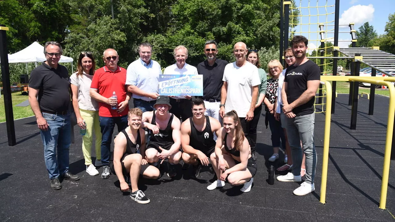 Calisthenics Park lädt ab sofort in Ebreichsdorf zum Sporteln ein