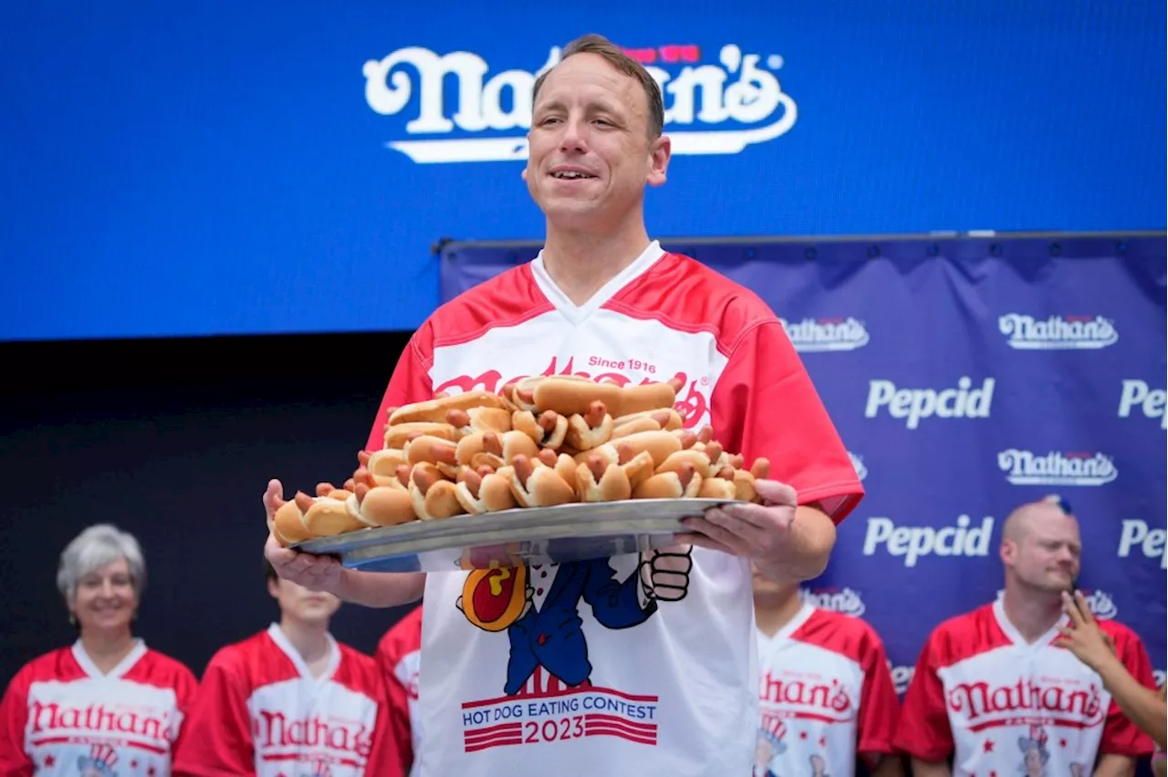 Bay Area native Joey Chestnut barred from July 4 hot dog eating contest over vegan sponsorship