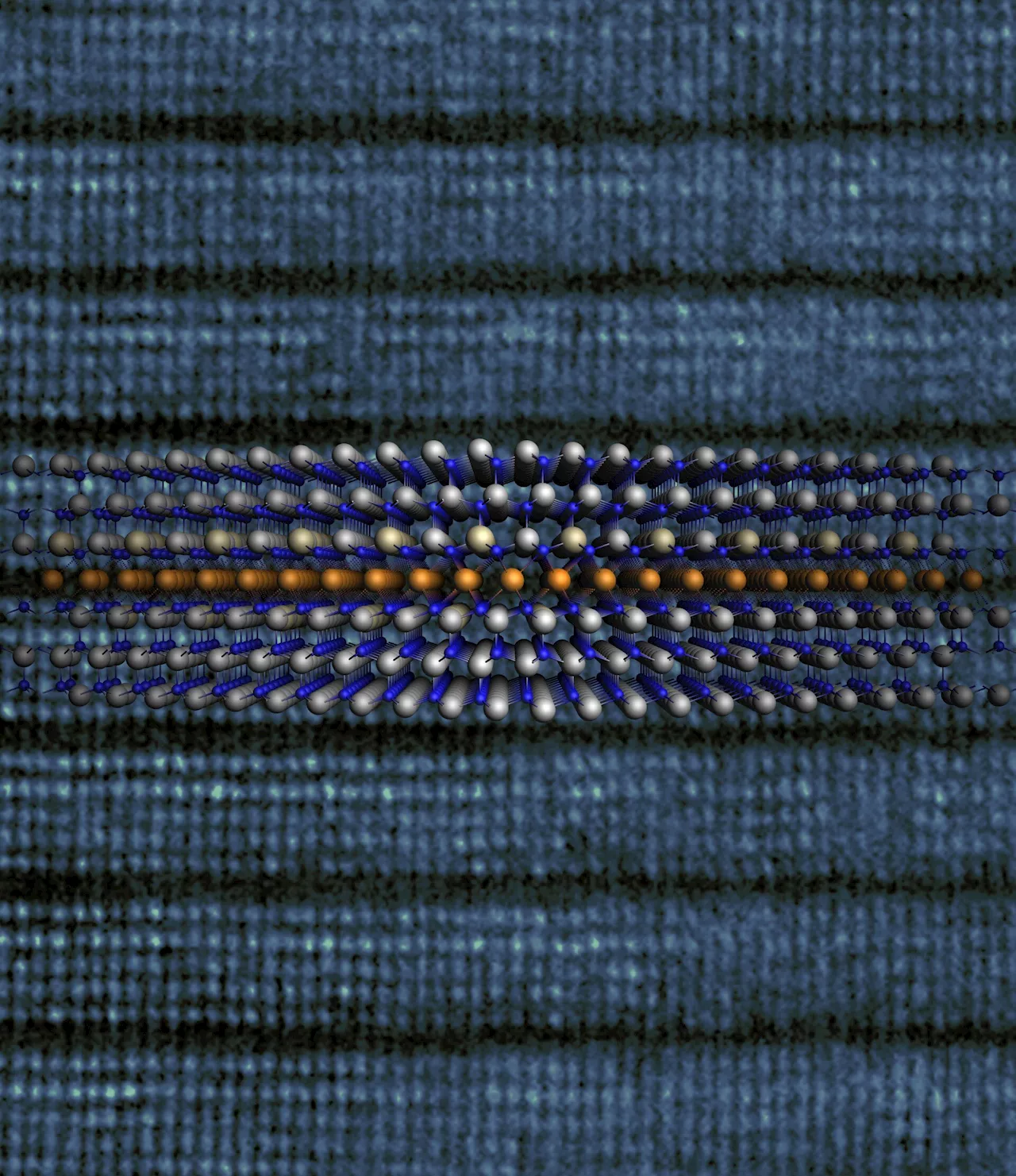 A strikingly natural coincidence: Researchers find heating gallium nitride and magnesium forms a superlattice