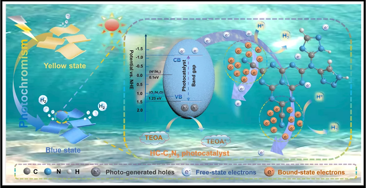 Study reveals insights into the establishment of bound electronic states for developing efficient photocatalysts