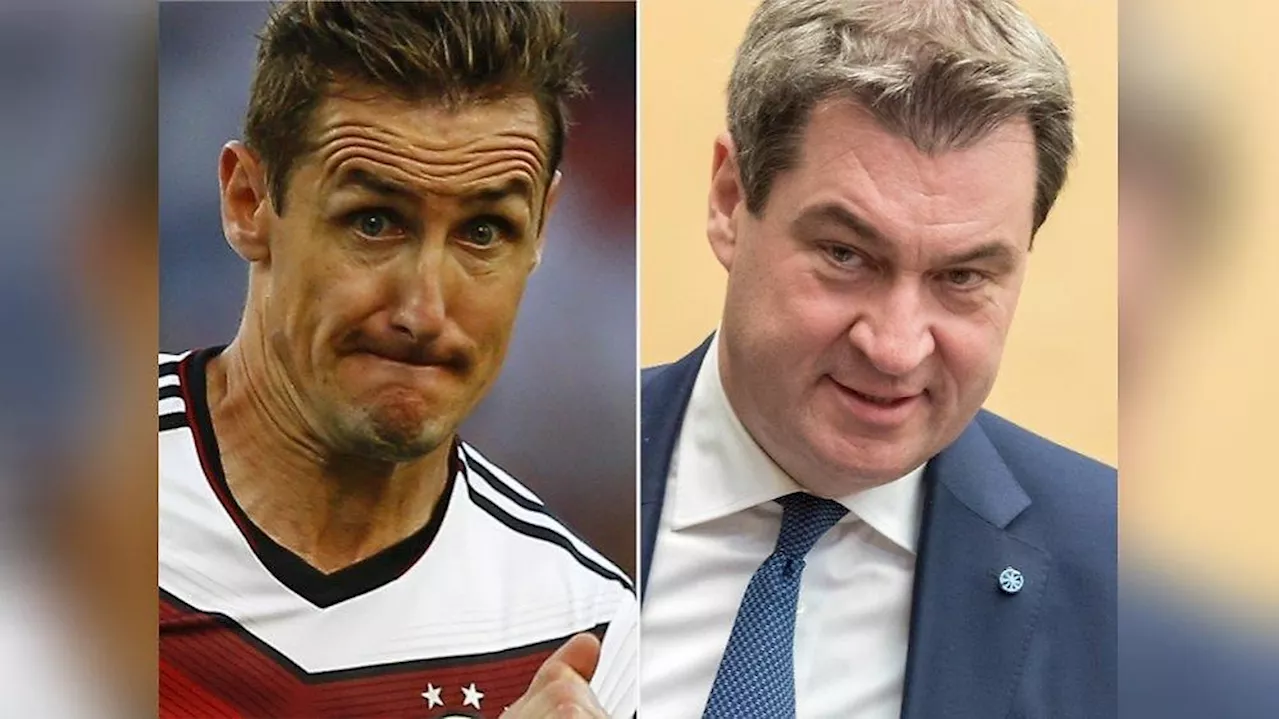 'Cooler Move': Markus Söder über Miroslav Klose als Nürnberg-Trainer