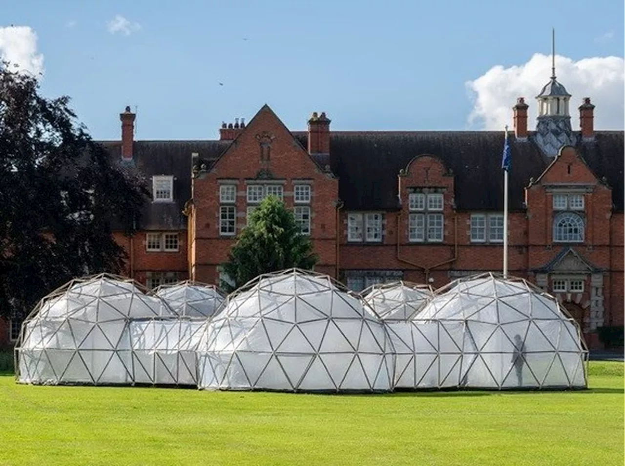 Art installation seen across world is built at Harper Adams ahead of Future Fest