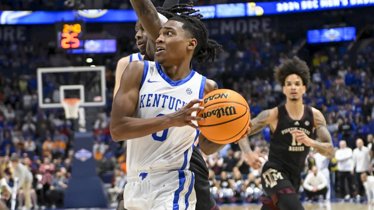 Kentucky star drops in recent NBA Mock Draft from CBS Sports