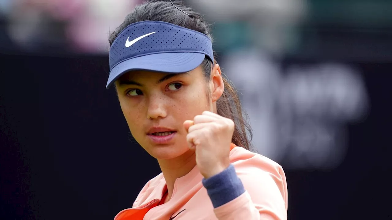 Emma Raducanu criticises umpire after beating Ena Shibahara on return to grass at Nottingham Open