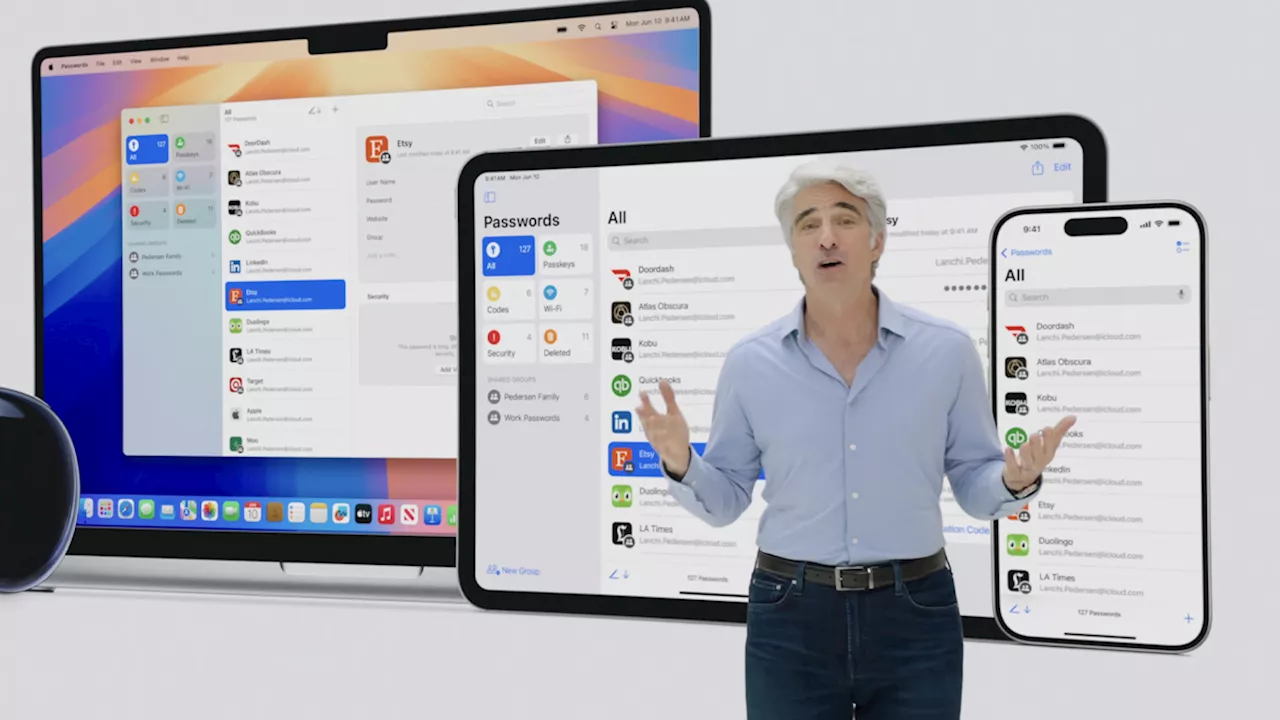 Apple's Passwords app will work on iOS, iPadOS, MacOS and even Windows