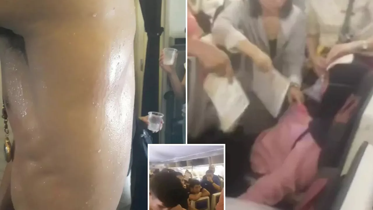 Boiling passengers forced to strip after being trapped on tarmac for 3 HOURS in ‘sauna’ plane during 38C Gr...