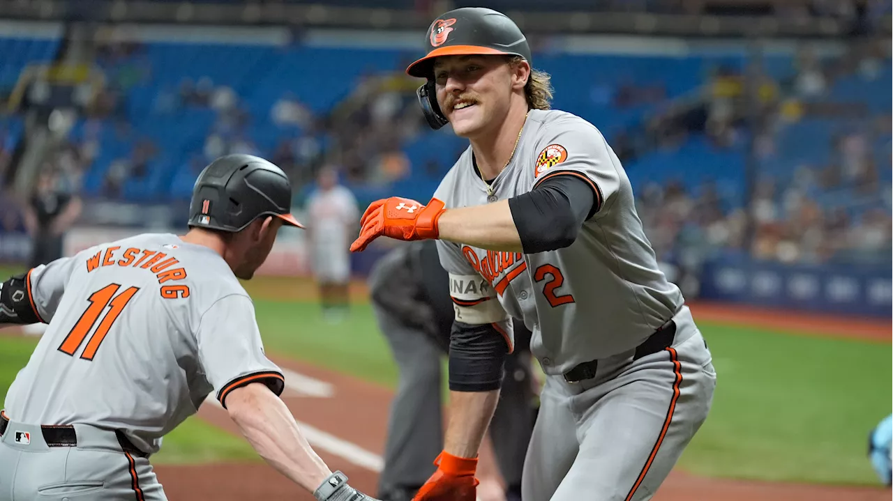 Henderson homers on first pitch, Orioles beat Rays for first 4-game sweep at Tropicana Field