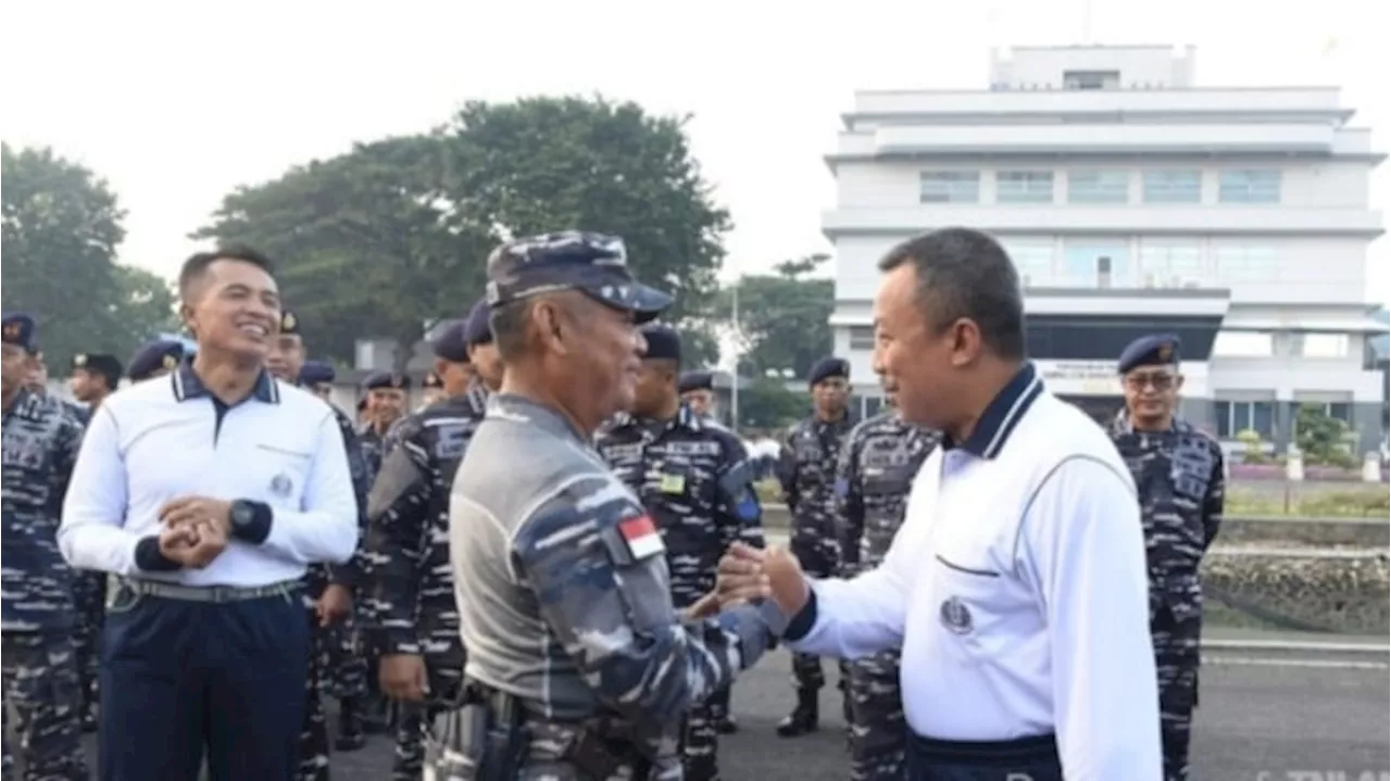 Jenderal Purnawirawan TNI AL yang Dulu Berhasil Bebaskan Sandera di Selat Malaka Datangi Koarmada II