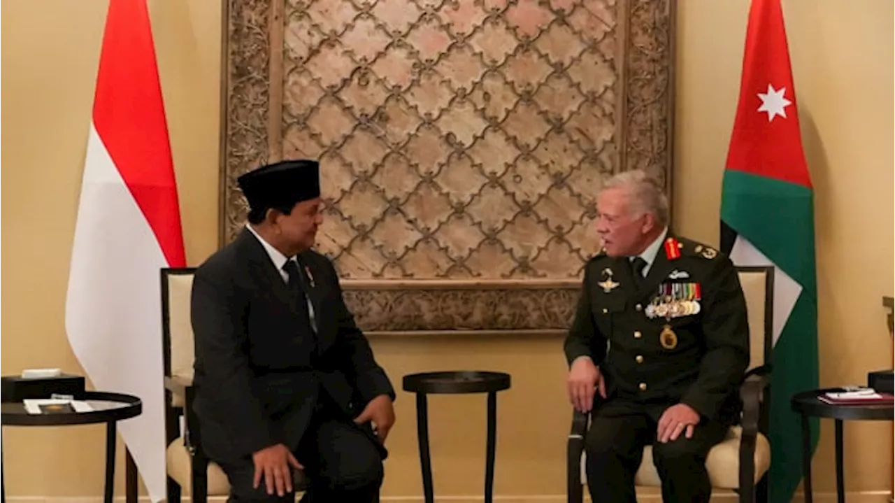 Prabowo Temui Raja Abdullah II Setibanya di Yordania, Ini yang Dibahas