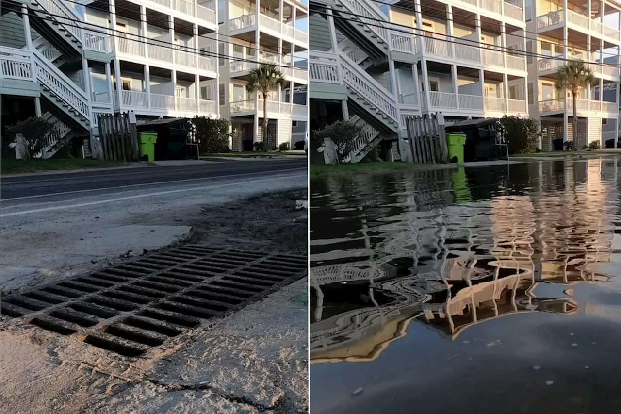 See how rising seas worsen high-tide floods in this N.C. beach town