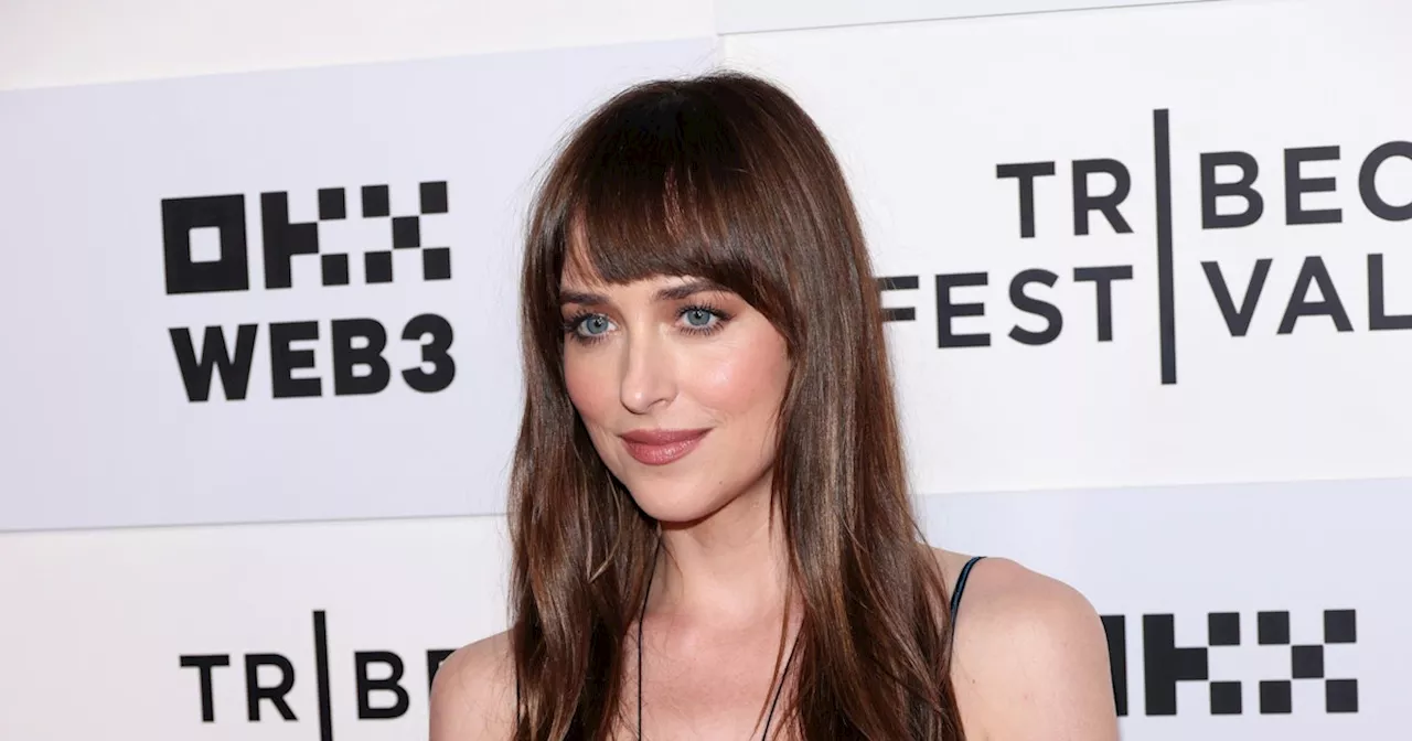 Dakota Johnson Flashes Her Lace Underwear In a Red Carpet Naked Dress