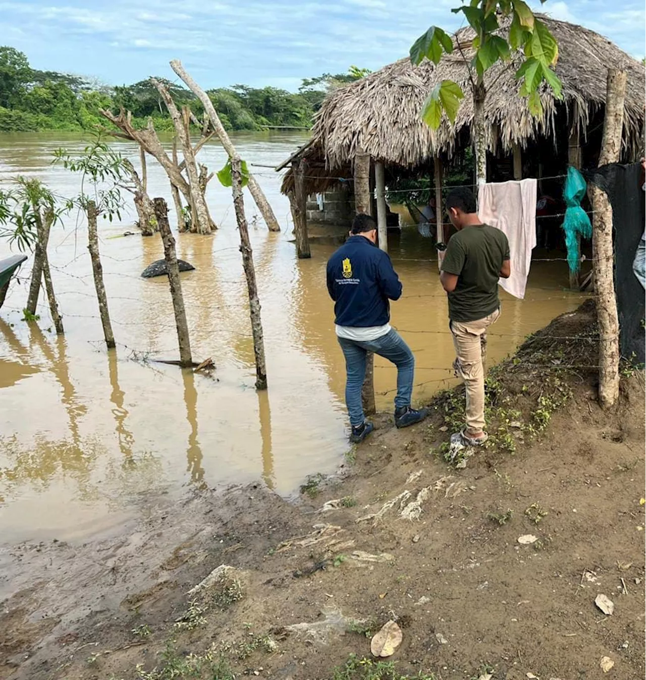 Montería: 35 familias están afectadas por desbordamientos del río Sinú en zona rural