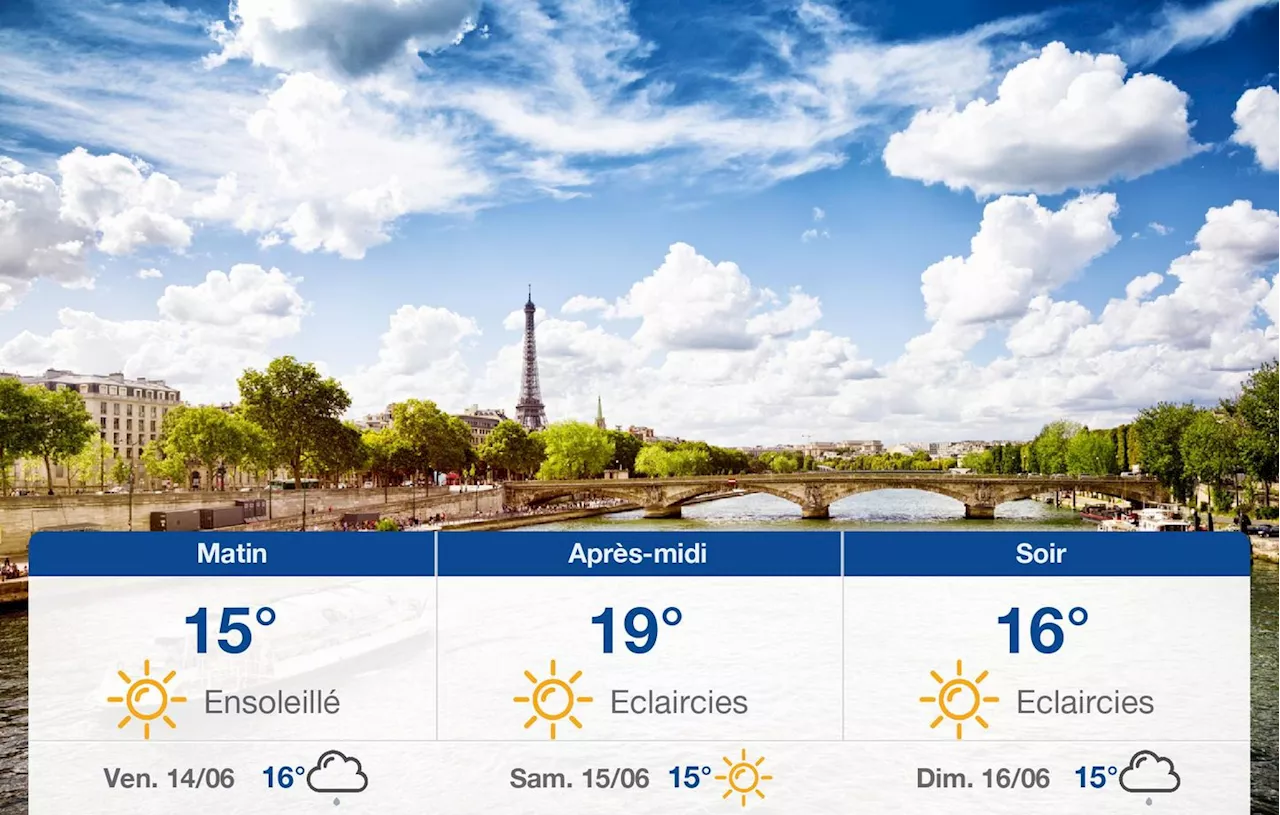 Météo Paris: prévisions du jeudi 13 juin 2024