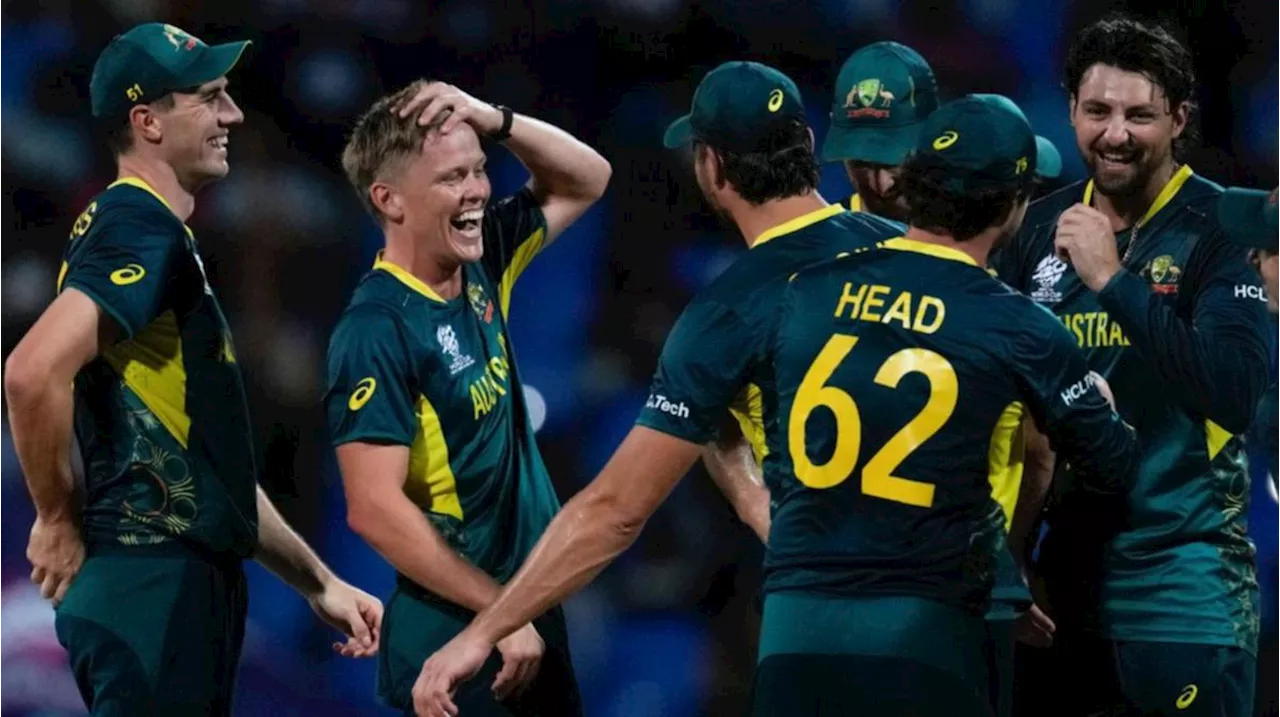 Aussies demolish Namibia in 24-minute blitz to book spot in final eight at T20 World Cup