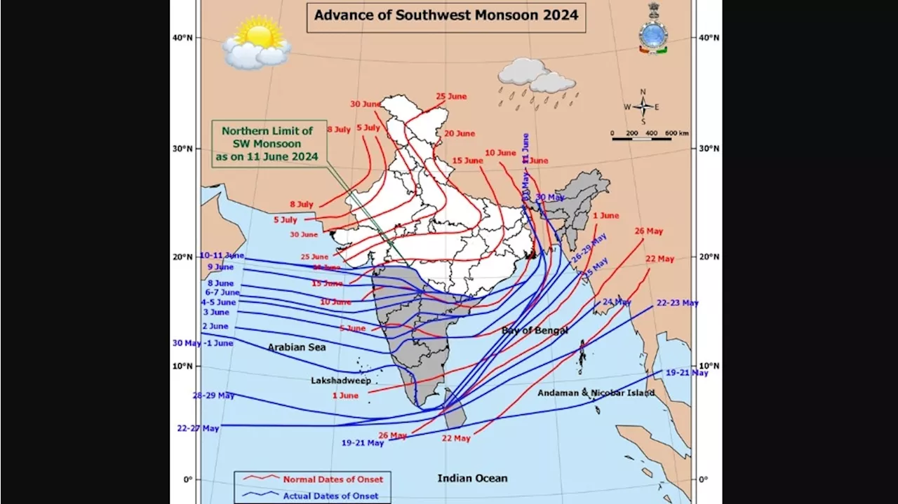 Monsoon Update: अब तक कहां-कहां पहुंचा मॉनसून, किन राज्यों को अभी भी इंतजार? MAP से समझें