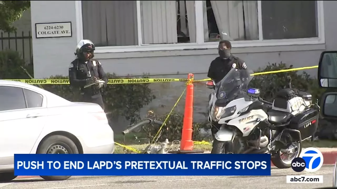 Activists push to end LAPD's practice of 'pretextual' traffic stops