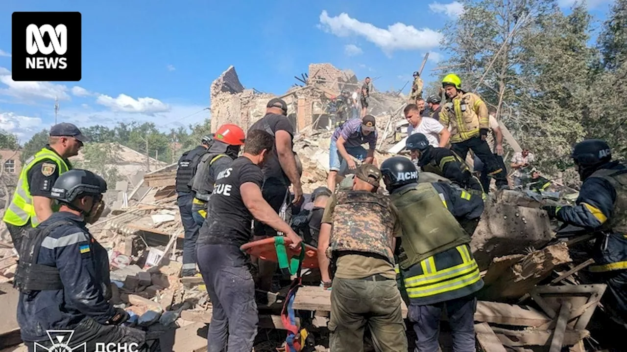 Russian missile attack on Ukraine kills at least 8 in President Volodymyr Zelenskyy's hometown, Kryvyi Rih