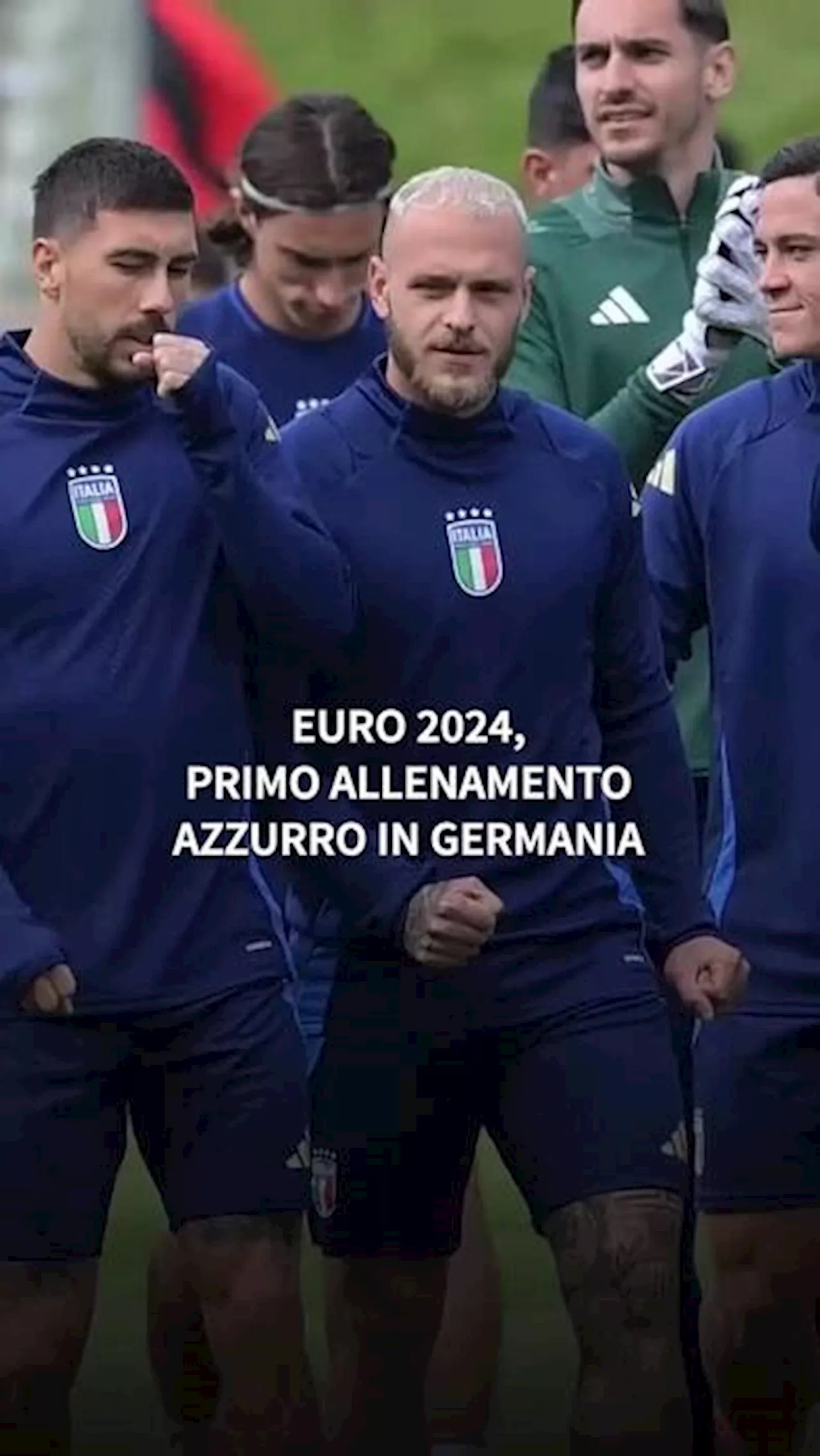 Euro 2024, primo allenamento degli azzurri in Germania