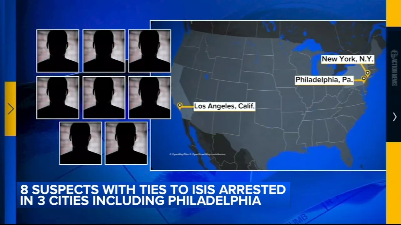 8 Suspects With Ties to ISIS Arrested by ICE