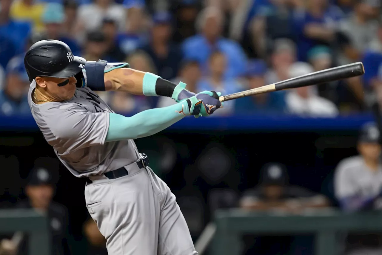 Judge hits MLB-best 25th homer, Yankees rout Royals 10-1