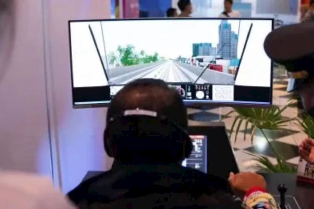 LRT Jakarta hadirkan 'train simulator' di Jakarta Fair