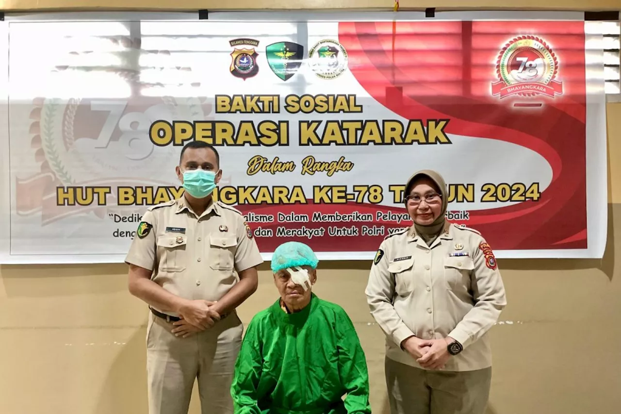 Polda Sultra adakan operasi katarak dan sunatan massal gratis