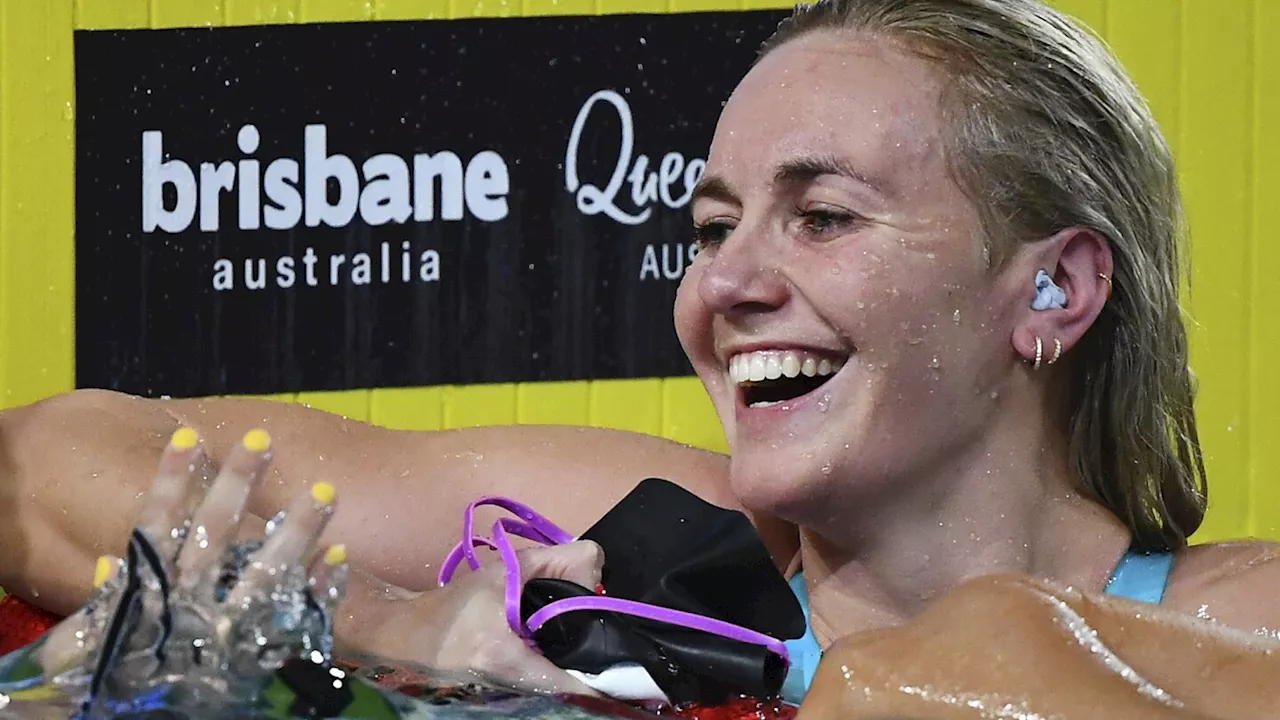 Titmus sets a women’s 200-meter freestyle world record at Australia’s Olympic swimming trials