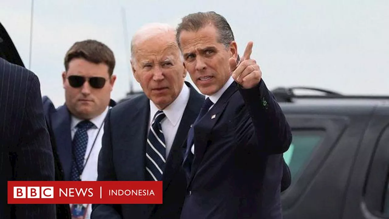 Hunter Biden: Anak Presiden Joe Biden divonis bersalah oleh pengadilan AS, 'presiden tidak akan memberi pengampunan'