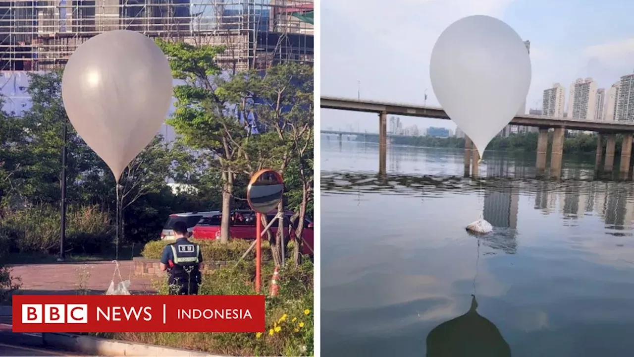 Korea: 'Perang propaganda' Korsel-Korut - Pyongyang kirim balon berisi sampah, Seoul setel musik K-Pop