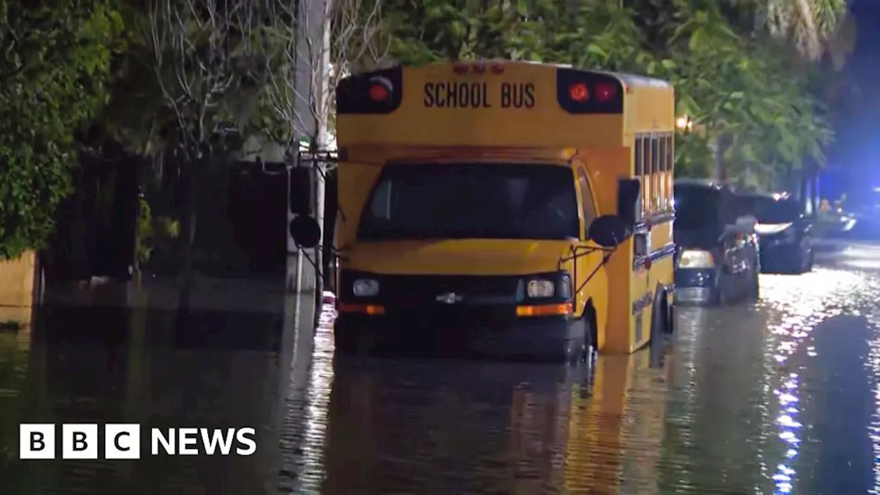 Record rainfall causes major flooding in South Florida